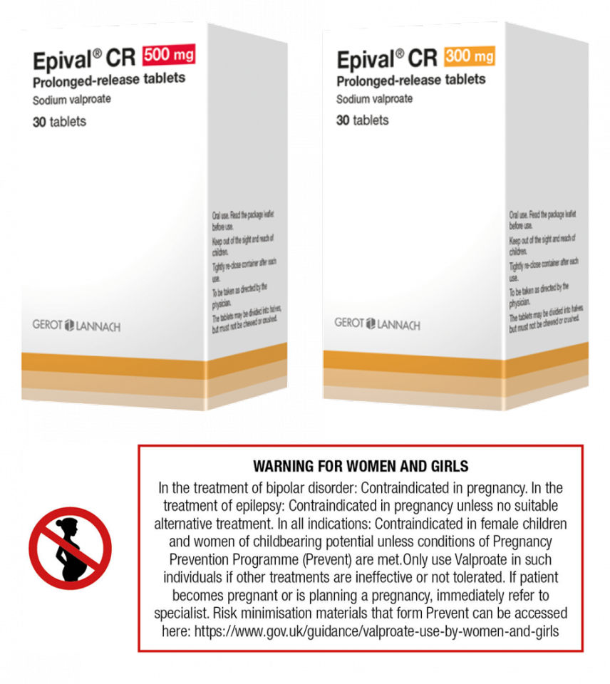Epival CR® ▼ (sodium valproate)
