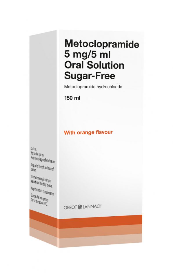 Metoclopramide 5 mg/5 ml Oral Solution Sugar-Free