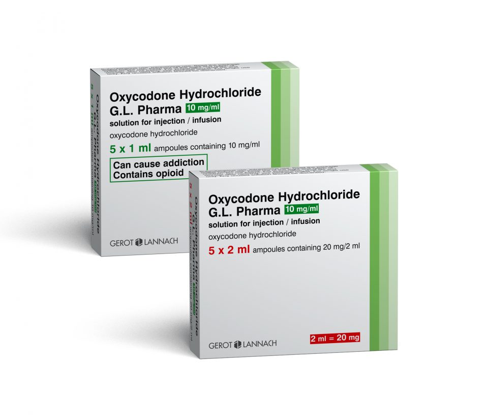 Oxycodone hydrochloride 10mg/ml Solution for Injection/Infusion 